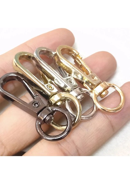 Altın Tarzı 1 Adet Metal Kayış Tokaları Istakoz Toka Yaka Karabina Yaylı Kanca Dıy Anahtarlık Çanta Sırt Çantaları Sapanlar Parçası Aksesuarları Altın Siyah (Yurt Dışından) fiyatları