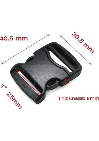 DOKUMASIZE32MM Stili 1 Parça Açık Spor Çantaları Öğrenci Çantaları Için Dokuma Ayır Toka Bagaj Seyahat Tokası Aksesuarları (Yurt Dışından) fırsatları