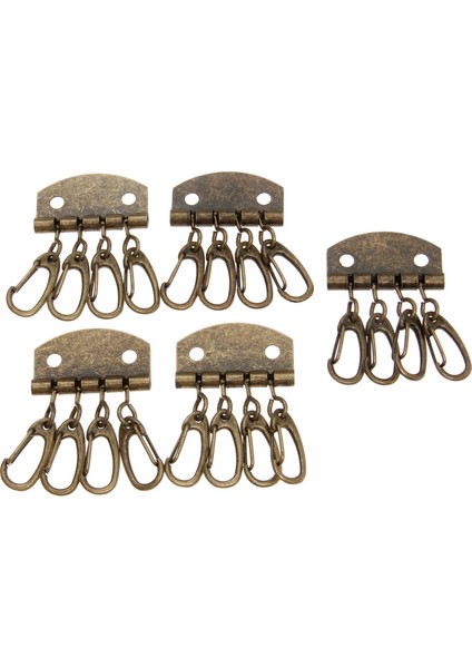 B 33MM Stili 5 Adet Metal Deri El Sanatları Dıy Saf Pirinç Anahtar Sıra Perçin Kanca Patchwork Dikiş Deri Çanta Aksesuarları Araçları Için Dıy Anahtar Sahipleri (Yurt Dışından)