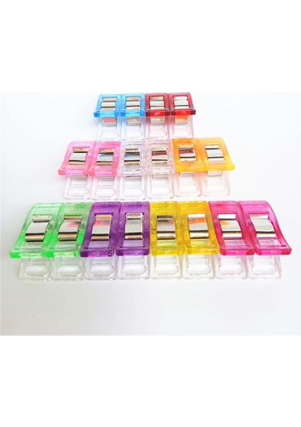 Turuncu Sarı Stil Olors Patchwork Dikiş Dıy El Sanatları Için Renkli Plastik Klipler Yorgan Kapitone Klip Yonca Wonder Klip (Yurt Dışından) fiyatları