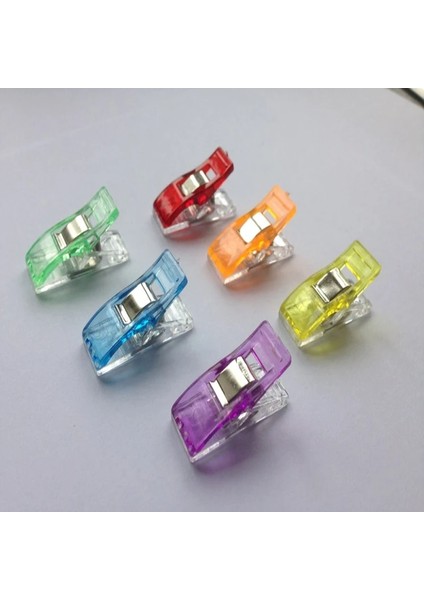 Turuncu Sarı Stil Olors Patchwork Dikiş Dıy El Sanatları Için Renkli Plastik Klipler Yorgan Kapitone Klip Yonca Wonder Klip (Yurt Dışından) fırsatları