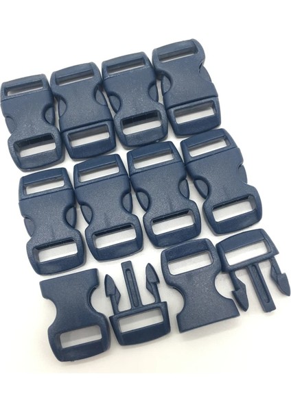 Lacivert Tarzı De Release Toka Kavisli Paraşüt Aracord Bilezik Dıy Köpek Yaka Kayışı Dokuma Açık Kamp (Yurt Dışından)