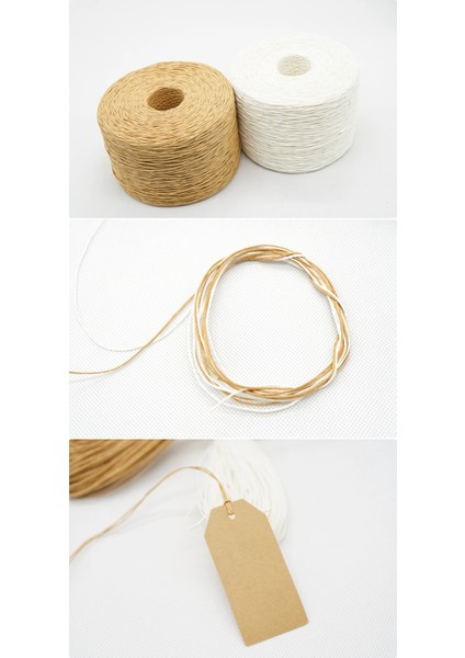 Kahverengi Tarzı Doğal Kağıt Sicim, Hediye Kutusu Sarma Için Kraft Halat, Düğünnoel Dekorasyonu, Cookiepackhediyemutfak Tatlıları Lot (Yurt Dışından) fırsatları