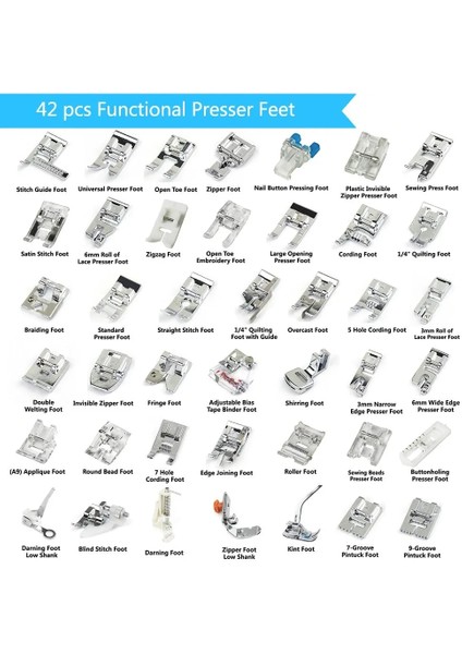 32PCS Style Adet Dikiş Makinesi Baskı Ayağı Kiti Yerli Baskı Ayağı Dikiş Ayağı Seti, Brother Singer Dikiş Makinesi Aksesuarları (Yurt Dışından) fırsatları