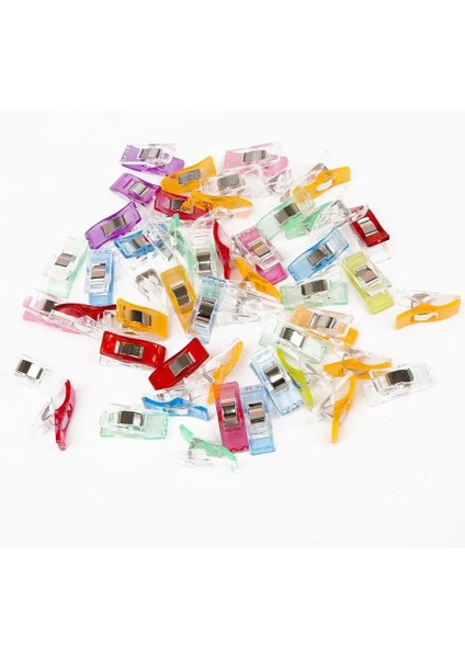 Sarı Stil Çok Patchwork Dikiş Plastik Klip Kapitone Dıy Craft Örgü Klip Ev Bant Bias Maker Renkli Giysi Klipleri Dikiş Aracı (Yurt Dışından) fiyatları