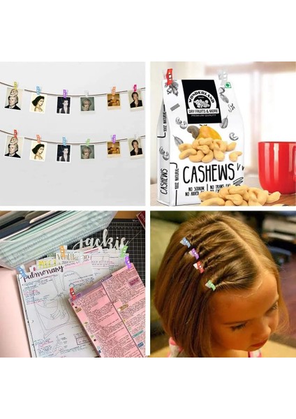 20 Adet Turuncu Stil Ewing Klipsler Plastik Klipsler Kapitone Crafting Crocheting Örgü Güvenlik Klipsleri Çeşitli Renkler Bağlama Klipsleri Kağıt (Yurt Dışından)