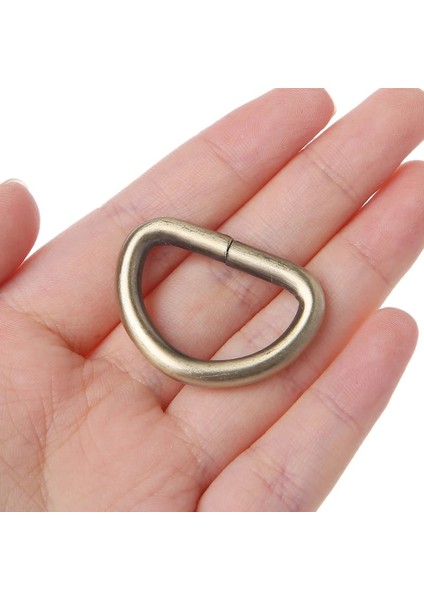 No.2 Tarzı 1.6cm Lot Metal Yarım Yuvarlak Şekilli Kaynaksız D Halka Pet Köpek Yaka Tasma Halat Koşum Sırt Çantası Toka mm (Yurt Dışından) fırsatları