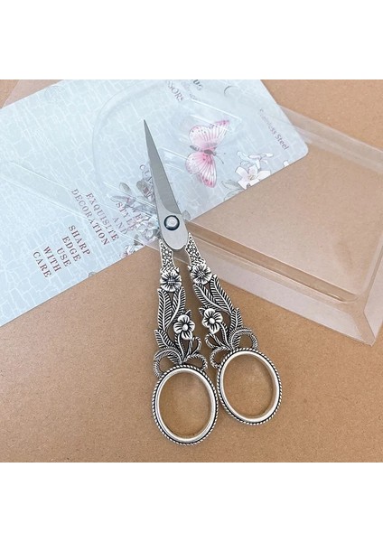 Altın Tarzı 15 cm Çiçek Retro Tarzı Dikiş Ors Nakış Retro Terzi Terzi Makası Antika Ors Kumaş Aracı Oya (Yurt Dışından) fiyatları