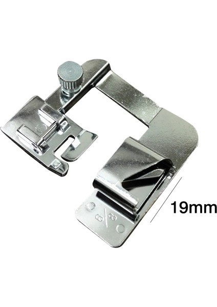 19 mm Tarzı 1 Adet Sıcak Satış Yerli Dikiş Makinesi Ayak Baskı Makinesi Kardeş Şarkıcı Dikiş Aksesuarı Için Haddelenmiş Hem Ayak Seti (Yurt Dışından)