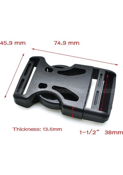 Dokuma Boyutu 38MM Tarzı 2 Adet Açık Spor Çantaları Için Dokuma Ayır Toka Öğrenci Çantaları Aksesuarları (Yurt Dışından)