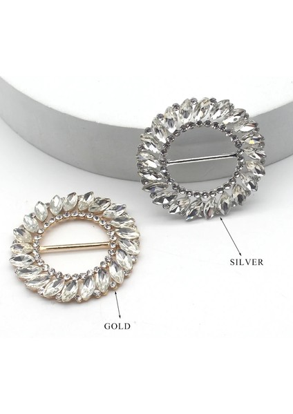 Altın Tarzı 2 Adetlot Sabit Renkler Yuvarlak Elmas Alaşım Dıy Düğün Şerit Dekorasyon Düğün Yemeği Taklidi Tokalar Dikiş Aksesuarları (Yurt Dışından) indirimleri