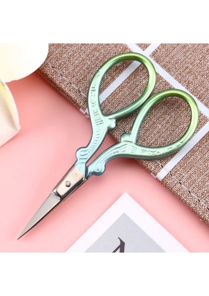 07-9.2cm Tarzı Retro Dikiş Oya Veya Paslanmaz Çelik Ev Nakış Ipliği Veya El Sanatları Aletleri Budama Terzi Veya (Yurt Dışından)