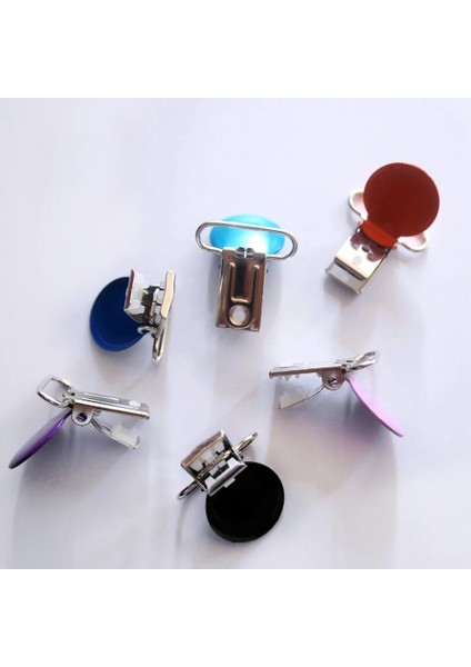Pembe Stil Sutoyuen Lot 1 '' Yuvarlak Metal Askı Klip Emzikler Kukla Bebek Emzik Zincir Klipleri Için Tutucu Klipler Kurşunsuz (Yurt Dışından) indirimleri