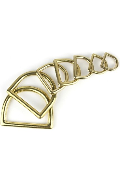 Iç Genişlik 20MM Stil Katı Pirinç Döküm Arma D Halkası Eyer Evcil Köpek Tasması Kayışı Dokuma Koşum Dee Halkası Deri El Işi Çantası Bagaj Donanımı Erişim (Yurt Dışından)