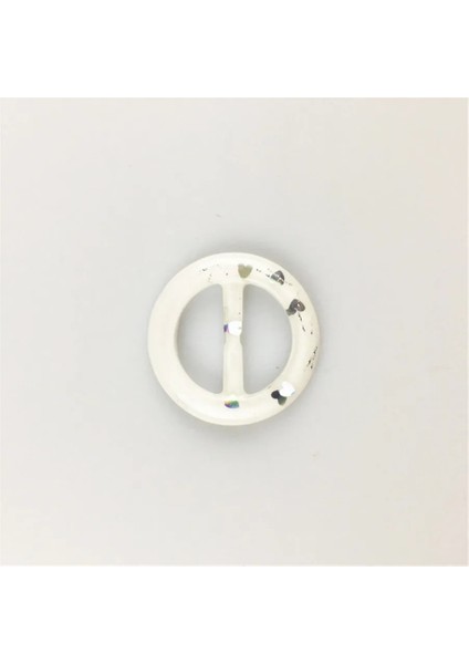 Beyaz Kalpler Stili 1 Parça 1 Adetlot Moda Iç Çap 2.4 Ayarlanabilir Tokalı Şerit Düğmeli Konfeksiyon Köşe Depolama Tokalı T-Shirt Toka (Yurt Dışından)