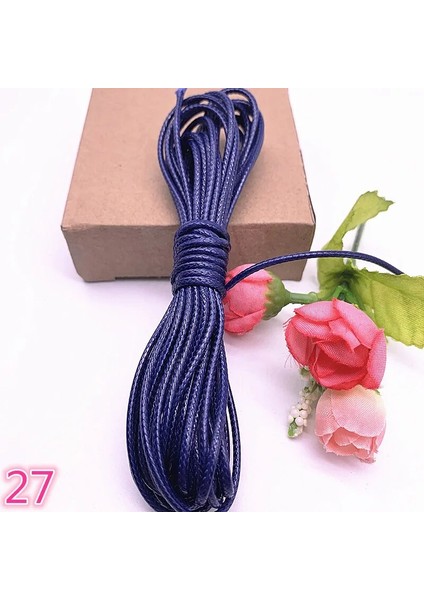 No.27 Tarzı Yeni Eterler Mumlu Kordon Mumlu Iplik Kordon Dize Askı Kolye Halat Boncuk Bilezik Için Dıy Takı Yapımı (Yurt Dışından)