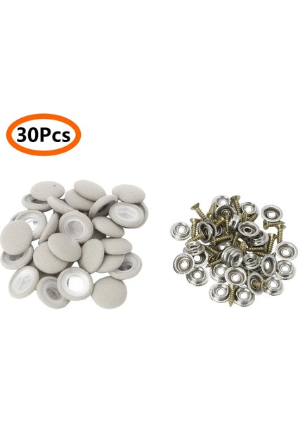 B Tipi Bej Gri Tarzı Tek Boyut Universal Araç Iç Tavan Kumaşı Sabitleme Vidalı Kapak Çatı Tokaları Geçmeli Perçinler Tespit Parçası Otomotiv Tavan Döşemesi Onarım Düğmesi (Yurt Dışından)