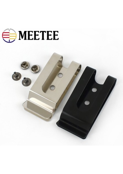Gümüş Tarzı 10 Parça Meetee Çift Delikli Metal Yaylı Kemer Kılıf Kılıf Klipsli Tokalar Aksesuarlar, 8mm Kapaklı Çiviler Vidalar (Yurt Dışından) modelleri