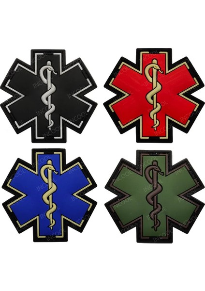 23 Yansıtıcı 7cm Stili Tıbbi Yansıtıcı Yamalar Medic Kauçuk 3D Pvc Paramedik Taktik Rozeti Doktor Çapraz Acil Kurtarma Işlemeli Yamalar (Yurt Dışından)