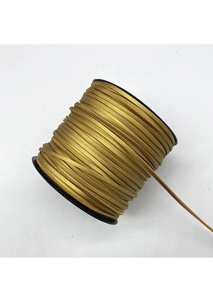 No.10 Tarzı Yeni 5 Yards 3mm Düz Faux Süet Örgülü Deri Dantel Kordon Kore Kadife Deri El Yapımı Iplik Dize Halat Takı Yapımı Için (Yurt Dışından)