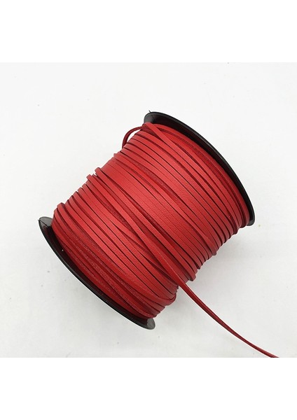 No.10 Tarzı Yeni 5 Yards 3mm Düz Faux Süet Örgülü Deri Dantel Kordon Kore Kadife Deri El Yapımı Iplik Dize Halat Takı Yapımı Için (Yurt Dışından)