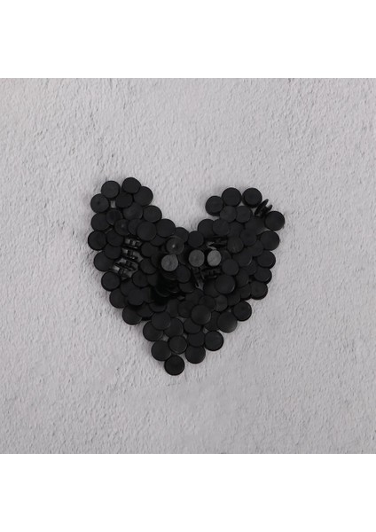 Siyah Stil Dıy Ayakkabı Charms Çocuklar Croc Aksesuarları Hafif Tokalar Için Lastik Düğmeler Siyah Süsler (Yurt Dışından)