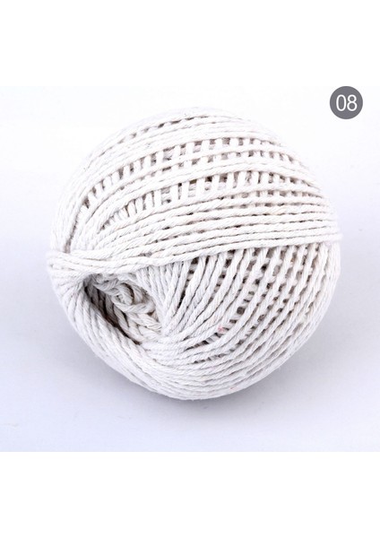 08 Beyaz Stil 1.5 mm Çift Renk Pamuklu Fırıncı Halat Sicim El Yapımı Aksesuarlar Için Düğün Parti Dekorasyon Hediye Dıy Kordon Sarma (Yurt Dışından) fiyatları