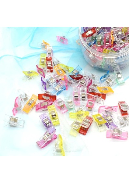 Sarı Stil Ewing Klipler Çok Renkli Pvc Plastik Kumaş Kelepçeler Patchwork Crafting Örgü Emniyet Klipsi Tutucu Dıy Aksesuarları (Yurt Dışından)