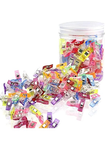 Sarı Stil Ewing Klipler Çok Renkli Pvc Plastik Kumaş Kelepçeler Patchwork Crafting Örgü Emniyet Klipsi Tutucu Dıy Aksesuarları (Yurt Dışından)