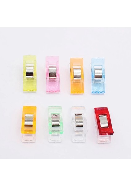 Sarı Stil Ewing Klipler Çok Renkli Pvc Plastik Kumaş Kelepçeler Patchwork Crafting Örgü Emniyet Klipsi Tutucu Dıy Aksesuarları (Yurt Dışından)