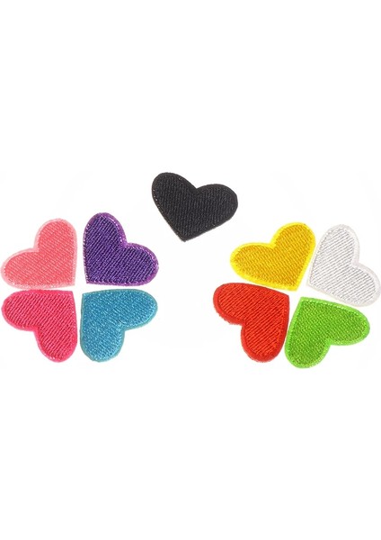 Siyah Stil Çok Aşk Kalp Yamalar Giysiler Için Çizgiler Demir On Aplikler Çocuk Giyim Çıkartmaları Dıy Nakış Rozetleri (Yurt Dışından) fırsatları