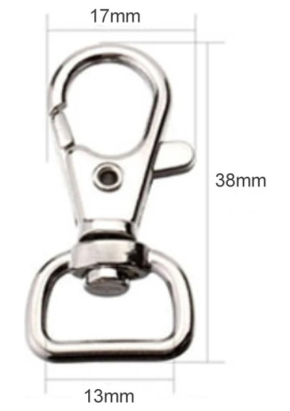 13 mm Tarzı Açık Sırt Çantası Parçaları Anahtarlık Anahtarlık Bölünmüş Anahtarlık Bulguları Klipsler Ipi Metal Döner Tetik Zanaat Kanca 6 Boyut (Yurt Dışından)