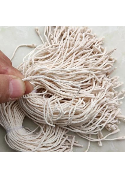 Pamuklu Bej Tarzı Whiteblackbeige Pamuk Ipleri Salıncak Etiketi Halatları Için Çanta Kordonları Etiketleri Asmak Için Lot, 8 Inç Dıy Giyim Aksesuarları (Yurt Dışından)