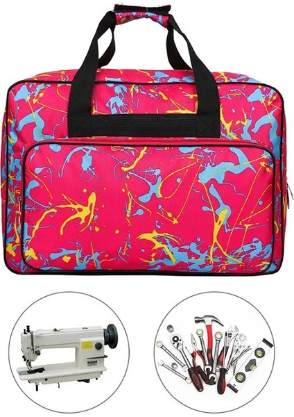 B Tarzı Taşınabilir Dikiş Makinesi Saklama Çantası Büyük Kapasiteli Dikiş Aletleri Çanta Çok Fonksiyonlu Su Geçirmez Dayanıklı Dikiş Makinesi Çantaları (Yurt Dışından) fırsatları
