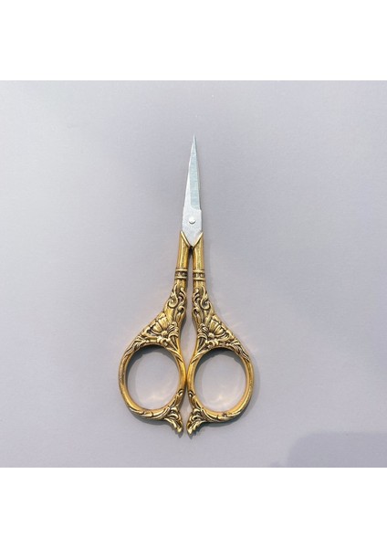 Altın Tarzı 1 Adet Avrupa Dikiş Vintage Ors Vintage Nakış Retro Terzi Makası Ors Kumaş Aracı Oya Terzi Makası (Yurt Dışından)