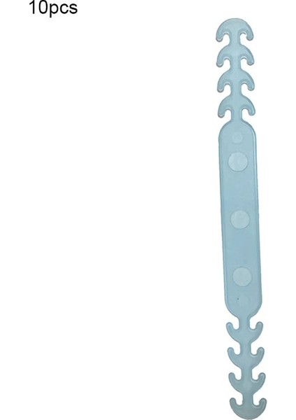 No.8 Stili 10 Parça Lot Maske Tutucu 4 Dişli Ayarlanabilir Kaymaz Maske Kulak Sapları Uzatma Kancası Yüz Maskeleri Toka Asılı Halat Koruma Kulak (Yurt Dışından)