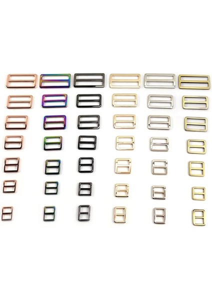 Işıkaltın Tarzı 25 mm mm Metal Tri-Glide Tokaları Ayarlayın Çanta Dokuma Kaydırıcı Kanca Askıları Toka Dıy Elbise Kemer Toka Yüzük Aksesuarları F (Yurt Dışından) modelleri