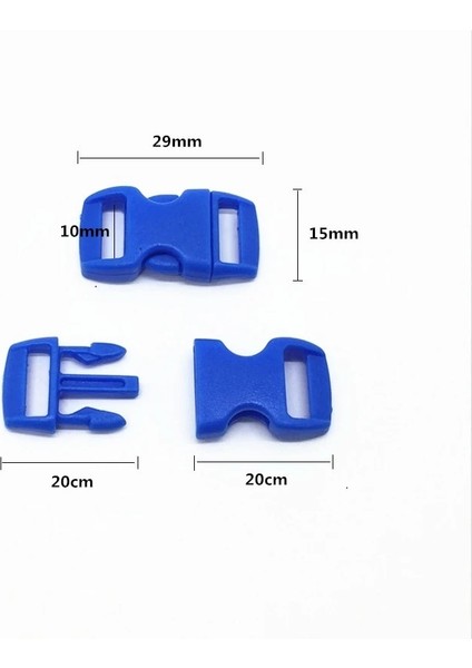 Siyah Stil (10MM) Paracord Bilezik Sırt Çantaları Giysi Çanta Parçaları Için Renkli Kavisli Yan Serbest Bırakma Toka Tokaları (Yurt Dışından) modelleri