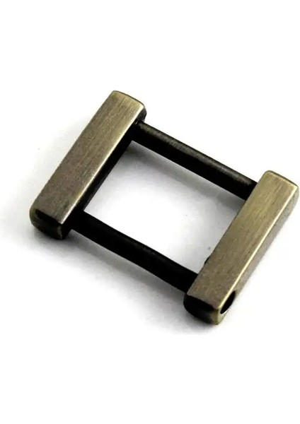 Bronz Tarzı Kimlik 15.5mm Metal Sökülebilir Çıkarılabilir Açık Vidalı Dikdörtgen Halka Toka Köstek Toka Deri El Sanatları Çanta Askısı Kemer Kolu Dokuma (Yurt Dışından)