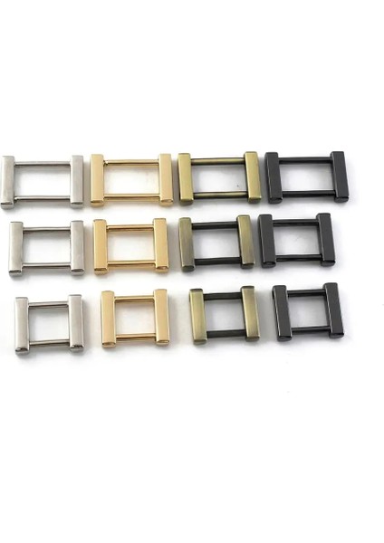 Bronz Tarzı Kimlik 15.5mm Metal Sökülebilir Çıkarılabilir Açık Vidalı Dikdörtgen Halka Toka Köstek Toka Deri El Sanatları Çanta Askısı Kemer Kolu Dokuma (Yurt Dışından)