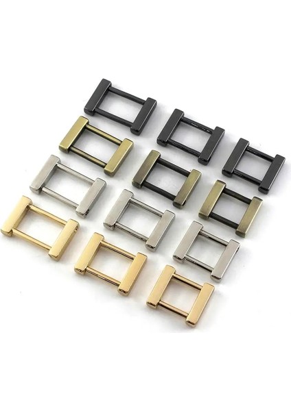 Bronz Tarzı Kimlik 15.5mm Metal Sökülebilir Çıkarılabilir Açık Vidalı Dikdörtgen Halka Toka Köstek Toka Deri El Sanatları Çanta Askısı Kemer Kolu Dokuma (Yurt Dışından)