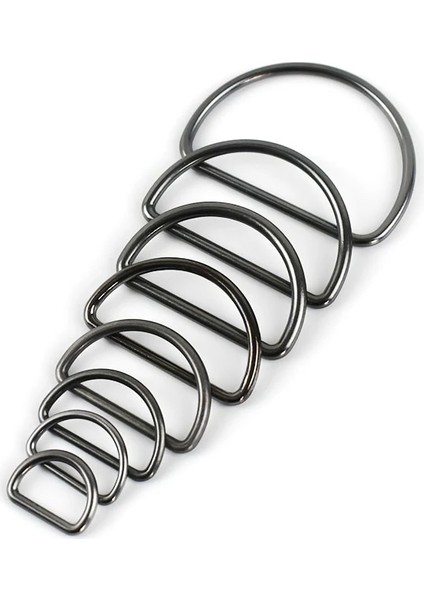 Silahsiyah Stil 35 mm Meetee mm Metal Dee D Halka Toka Dokuma Sırt Çantası Ayakkabı Ayar Tokaları Askı Pet Yaka Dikiş Aksesuarları (Yurt Dışından)