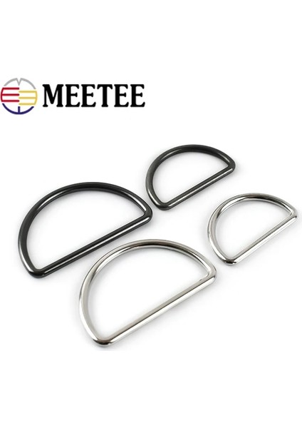 Silahsiyah Stil 35 mm Meetee mm Metal Dee D Halka Toka Dokuma Sırt Çantası Ayakkabı Ayar Tokaları Askı Pet Yaka Dikiş Aksesuarları (Yurt Dışından) indirimleri