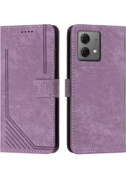 Motorola Edge 40 Neo ile Uyumlu Tam Koruyucu Yumuşak Pu Deri Fermuarlı Kapaklı Uzun Telefon Kılıfı (Yurt Dışından) indirimleri