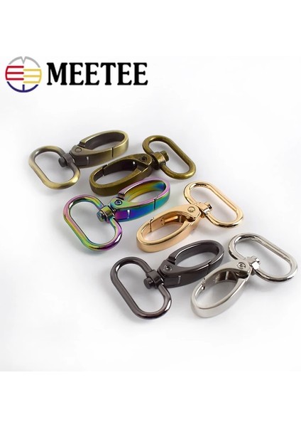 Siyah Stil 26 mm 5 Adet Deri Kemer Askı Çanta Tokaları Metal Klipsler Istakoz Köpek Tasması Anahtarlık Döner Tetik Alkış Kanca Dıy Aksesuarları F (Yurt Dışından)