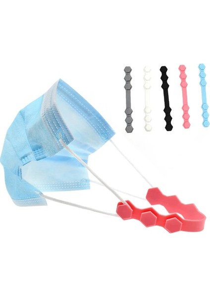 1 Çift Siyah Stil Ayarlanabilir Kulak Koruyucu Kaymaz Silikon Maske Kulak Sapları Mascarillas Uzatma Kancası Maskeleri Toka Tutucu Ataşe Maske Kancası (Yurt Dışından) fiyatları