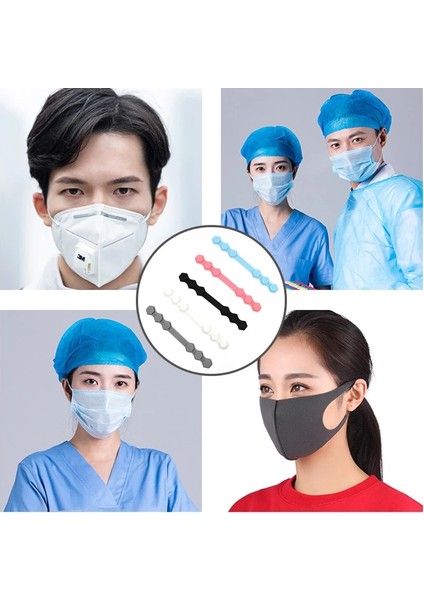 1 Çift Siyah Stil Ayarlanabilir Kulak Koruyucu Kaymaz Silikon Maske Kulak Sapları Mascarillas Uzatma Kancası Maskeleri Toka Tutucu Ataşe Maske Kancası (Yurt Dışından) indirimleri