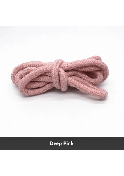Koyu Pembe Tarzı 10 M * 6mm Renk Pamuklu Halat Kazak Şapka Halat Spor Pantolon Bel Yuvarlak Halat Dıy Paracord Halat Dize Maske Kolye Kumaş Maske Halatlar (Yurt Dışından)