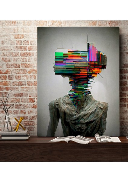 Fantastic Tasarımlı Kanvas Tablo-16 70X100CM Ev Dekorasyonu, Ev Hediyesi