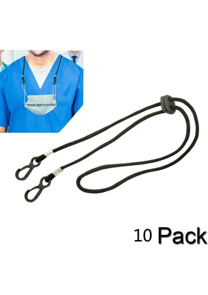 10 Adet Tarzı Maskeler Için Ayarlanabilir Maske Uzatma Ipi Kullanışlı ve Kullanışlı Güvenlik Maskesi Dinlenme ve Kulak Tutucu Halat Boyuna Asın Dize 2020 (Yurt Dışından)